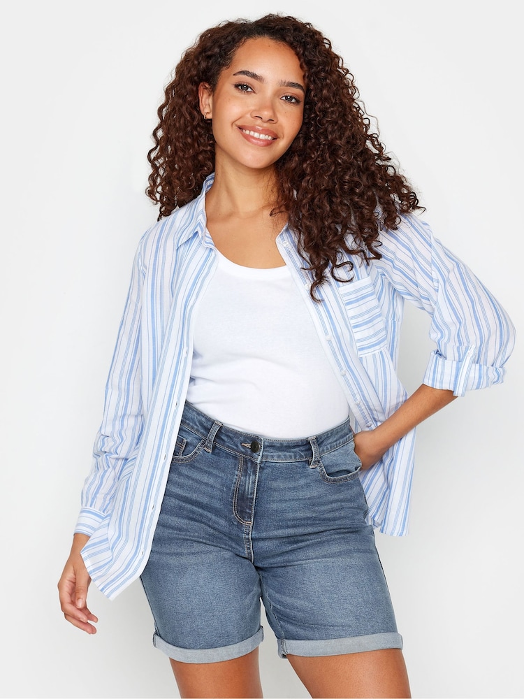 Blau - M&Co – Denim-Shorts in mittlerer Waschung - Bild 2 von 5 Blau - M&Co – Denim-Shorts in mittlerer Waschung - Bild 2 von 5