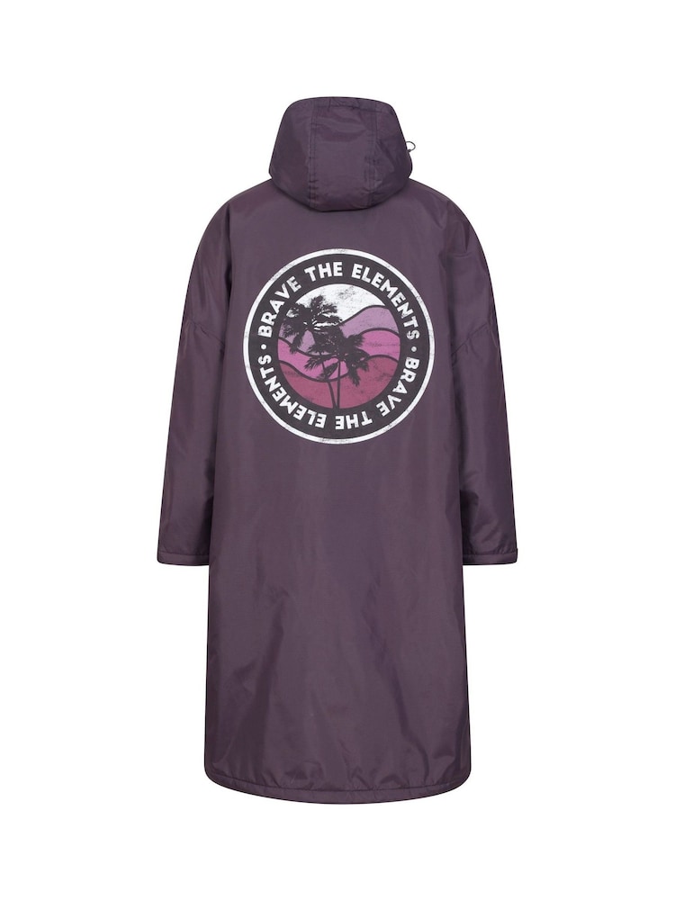 Mountain Warehouse Purple Womens Tidal Waterproof Changing Robe - Image 5 of 5