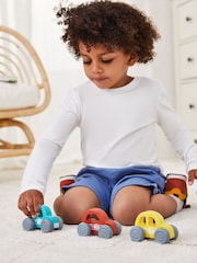 JoJo Maman Bébé Set of 3 Wooden Cars - Image 7 of 8