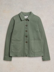 White Stuff Green Carrie Denim Jacket - Image 5 of 7