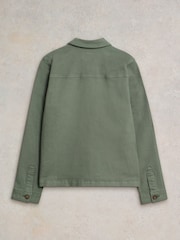 White Stuff Green Carrie Denim Jacket - Image 6 of 7