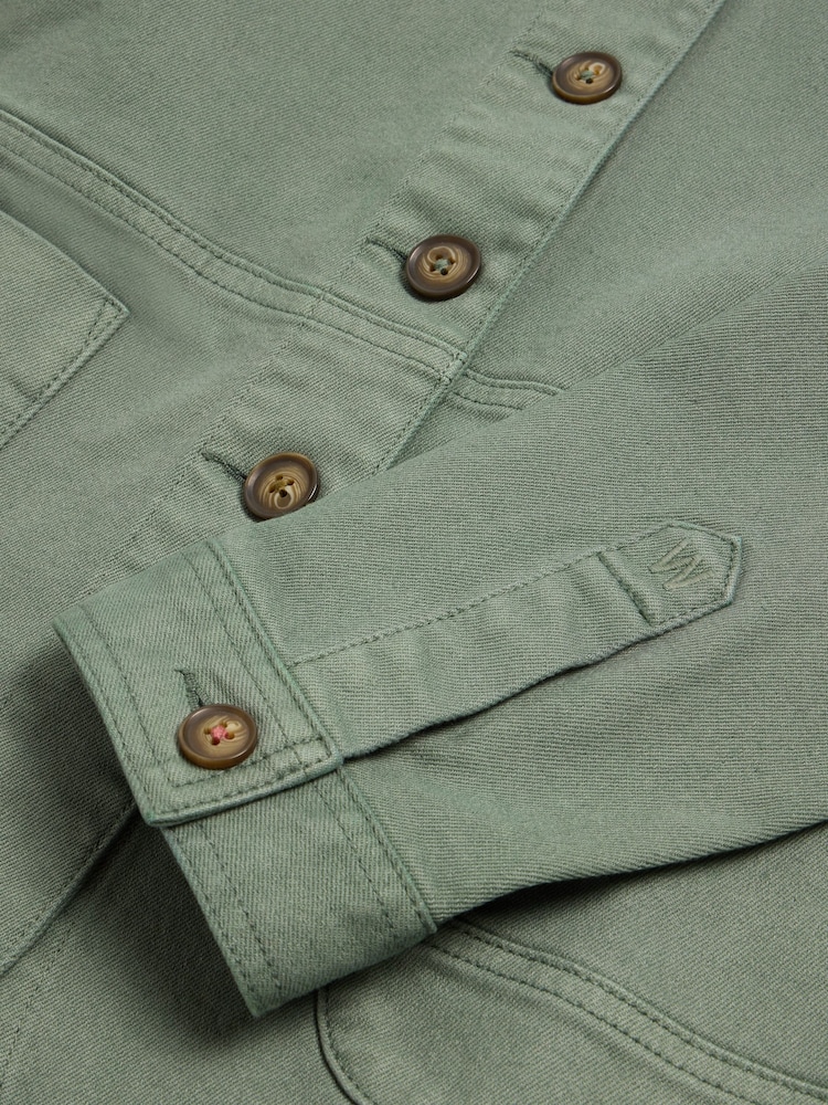 White Stuff Green Carrie Denim Jacket - Image 7 of 7