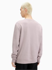AllSaints Purple Raven Crew Neck Sweatshirt - Image 2 of 5