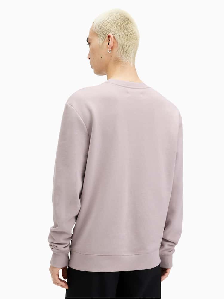 AllSaints Purple Raven Crew Neck Sweatshirt - Image 2 of 5 AllSaints Purple Raven Crew Neck Sweatshirt - Image 2 of 5