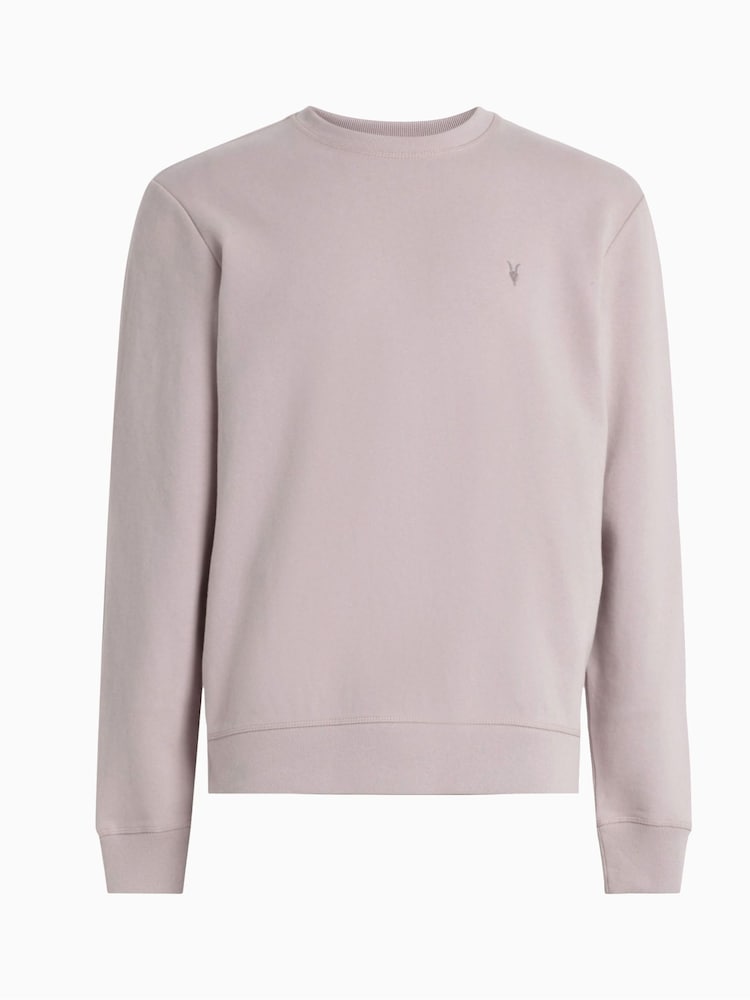 AllSaints Purple Raven Crew Neck Sweatshirt - Image 5 of 5