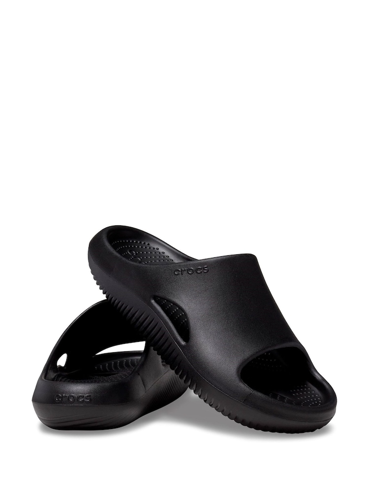 Crocs Black Mellow Slides - Image 4 of 6