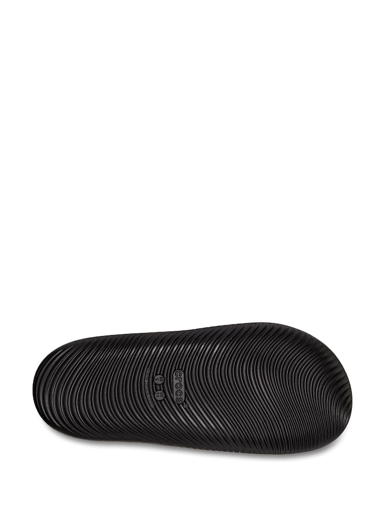 Crocs Black Mellow Slides - Image 5 of 6