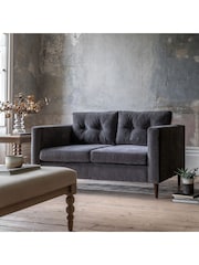 Gallery Home Charcoal Grey Westminster Sofa 2 Seater - Image 1 of 8