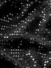 Black Embellished Sequin Shirt - Image 7 of 7