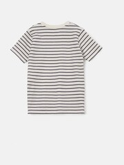 Angel & Rocket Natural James Textured Stripe T-Shirt - Image 6 of 7