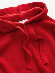 Rot - Übergroßer Hoodie aus Strick in Relaxed-Fit - Bild 7 von 8