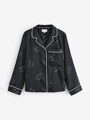 B By Ted Baker Satin Jaquard Black Pyjamas - Image 7 of 11