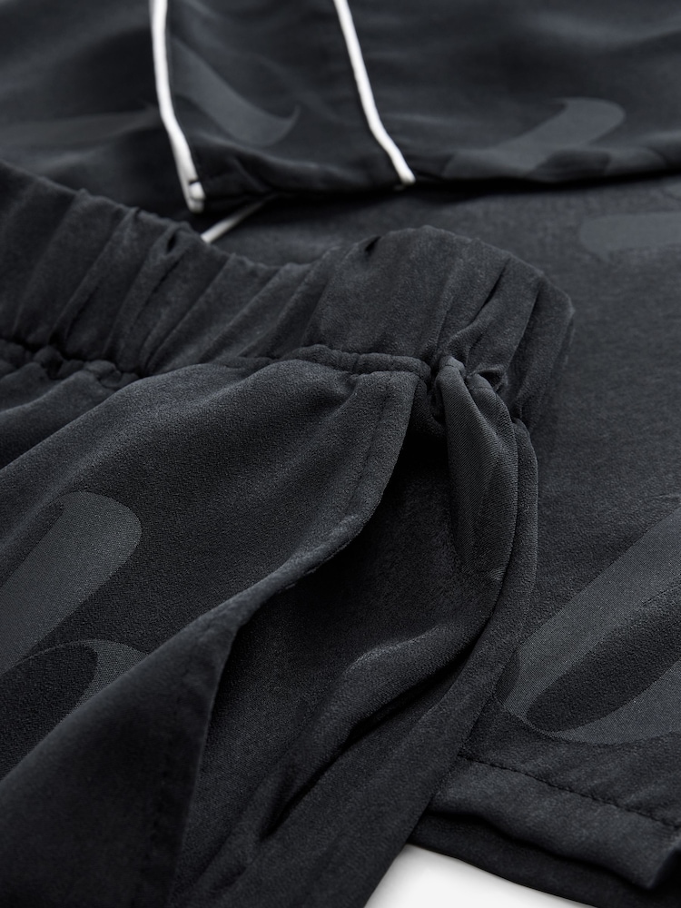 B By Ted Baker Satin Jaquard Black Pyjamas - Image 9 of 11