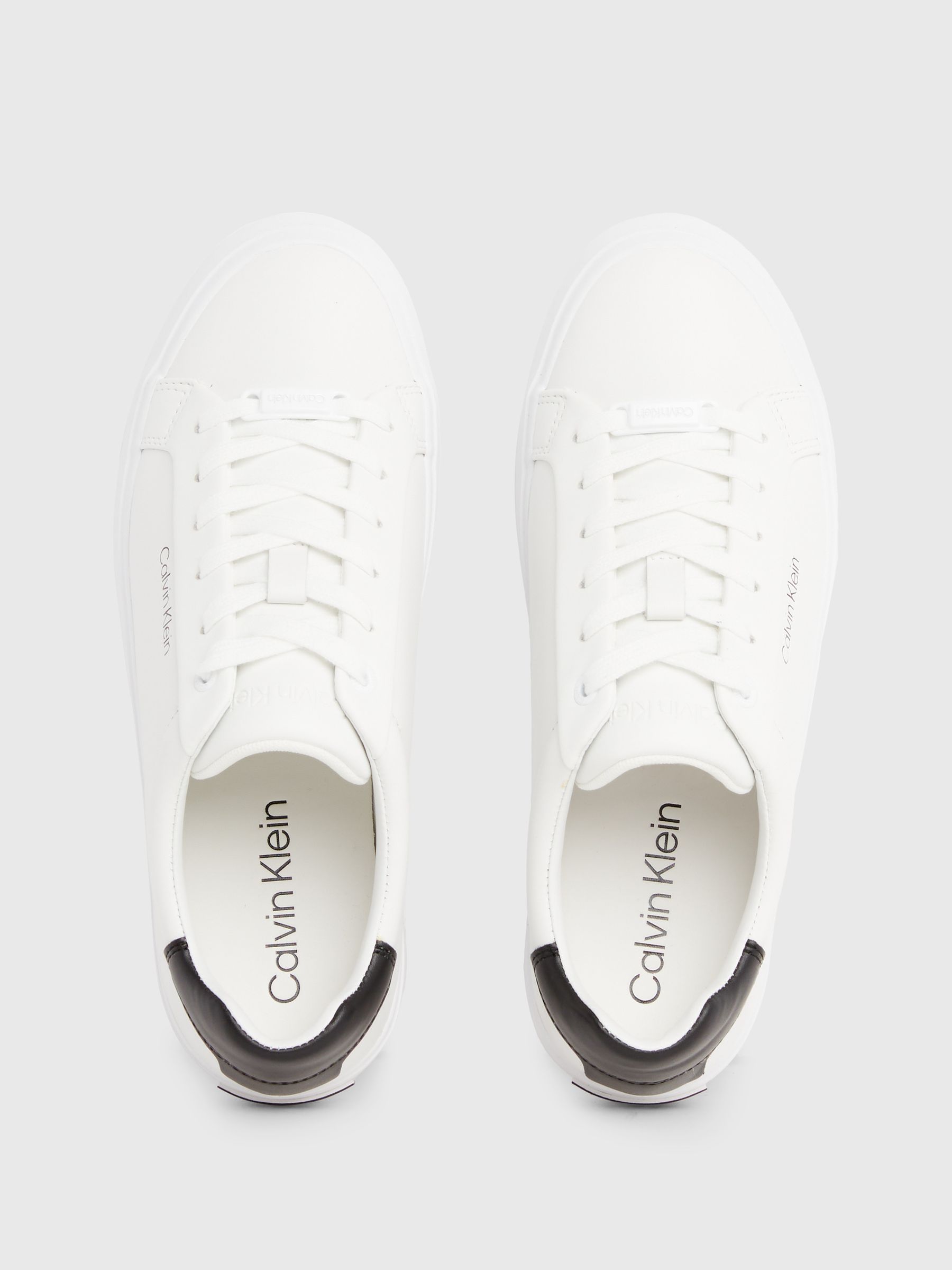 Calvin klein white sneakers men discount