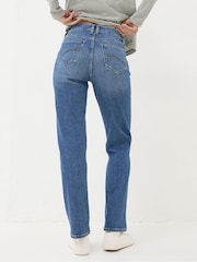 FatFace Carmel Blue Denim Comfort Straight Jeans - Image 2 of 6
