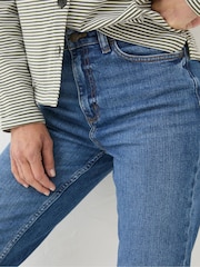 FatFace Carmel Blue Denim Comfort Straight Jeans - Image 5 of 6