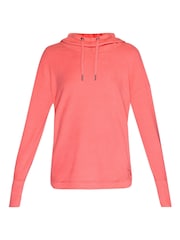 Sweaty Betty Coral Pink Escape Luxe Fleece Hoodie - Image 5 of 5
