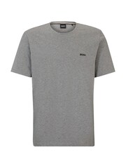 Camiseta de algodón elástica con detalle de logotipo de BOSS - Imagen 5 de 5