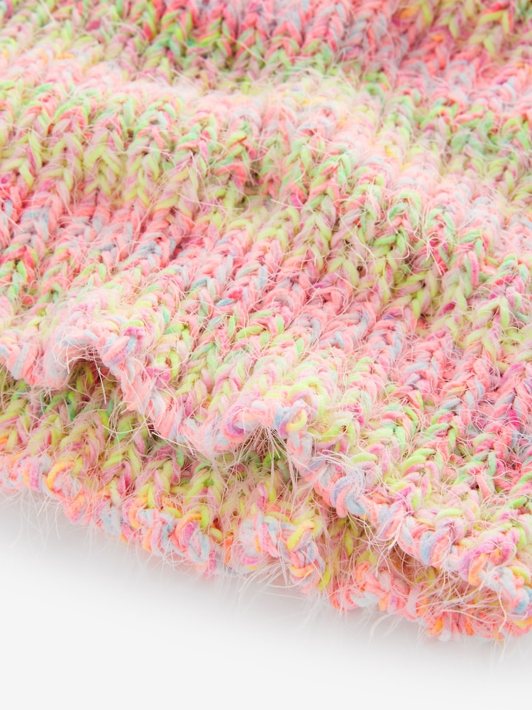 Pink/Green Ombre Hat And Snood Set (1-16yrs) - Image 7 of 7