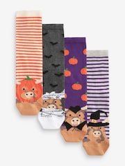 Hamish The Highland Cow Halloween Ankle Socks 4 Pack - Image 1 of 5
