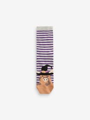 Hamish The Highland Cow Halloween Ankle Socks 4 Pack - Image 4 of 5