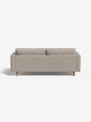 MADE.COM Textured Weave Natural Scott 3 Seater Sofa - Image 3 of 4