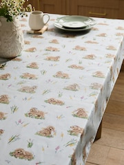 Sage Green Charlie the Cockapoo Wipe Clean Table Cloth - Image 1 of 4