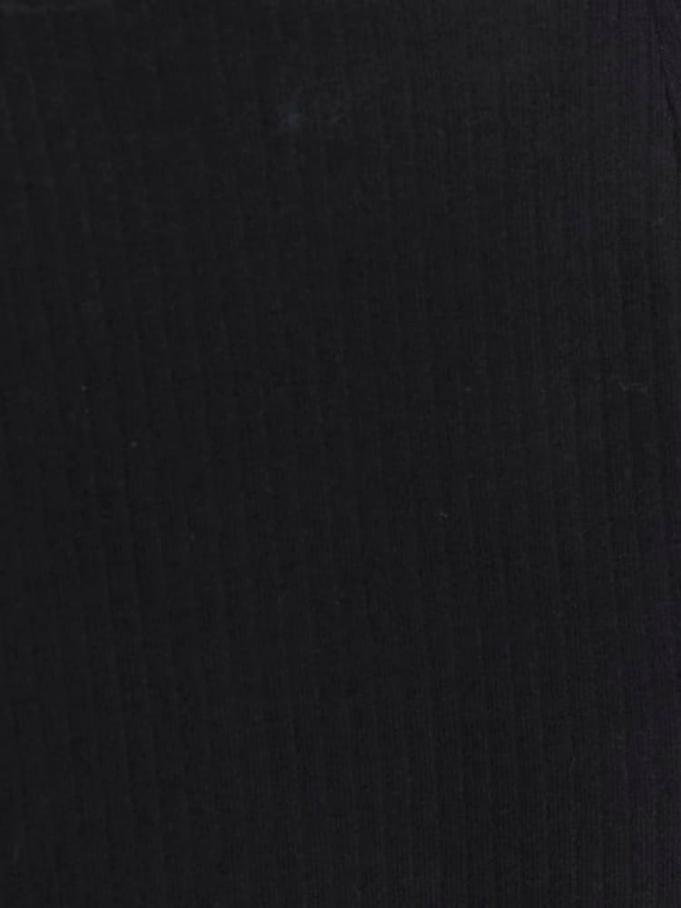 River Island Black Mini Girls Waistband Rib Leggings - Image 4 of 4