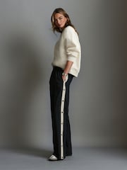 Ecru White Heavyweight Soft Touch Crew Neck Sweatshirt - Image 2 of 6