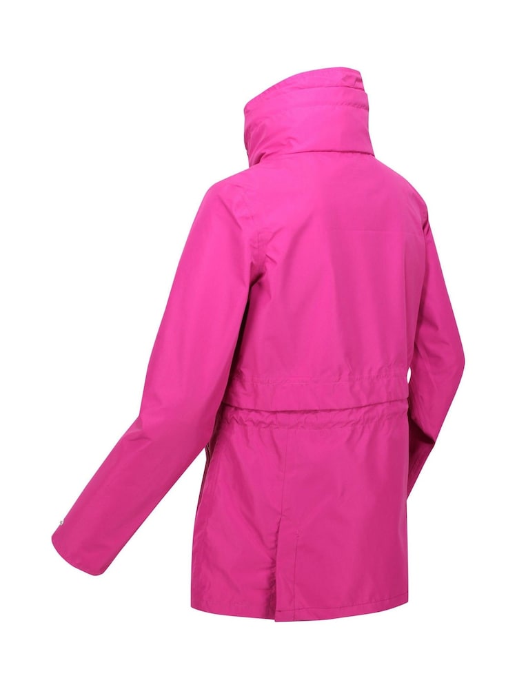 Regatta Pink Nadira Waterproof Jacket - Image 4 of 4