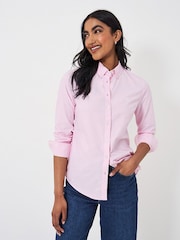 Crew Clothing Pink Bracken Oxford Shirt - Image 1 of 4