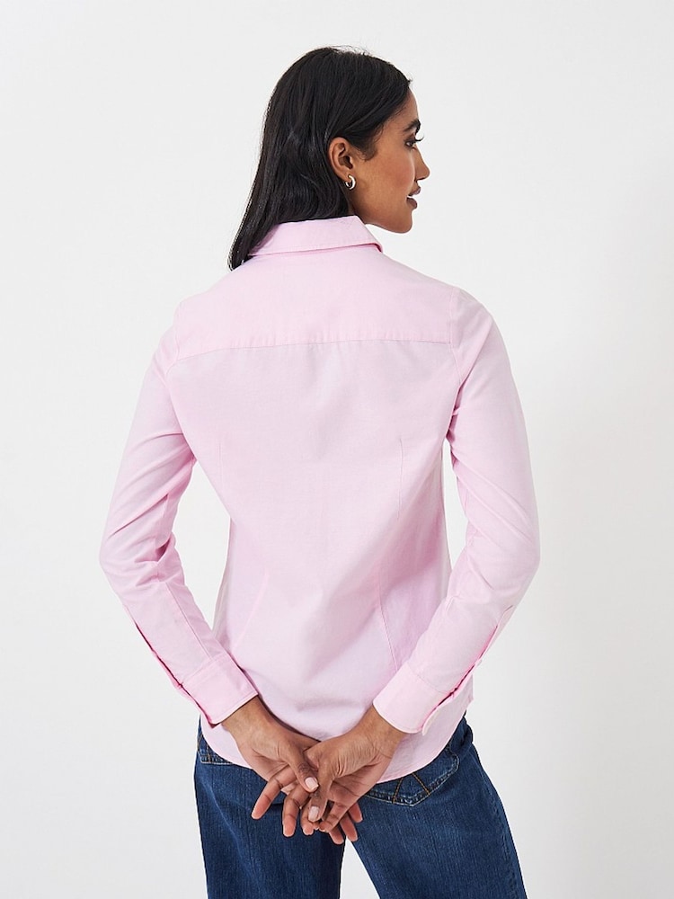 Crew Clothing Pink Bracken Oxford Shirt - Image 2 of 4