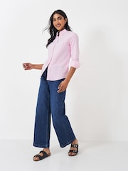 Crew Clothing Pink Bracken Oxford Shirt - Image 3 of 4