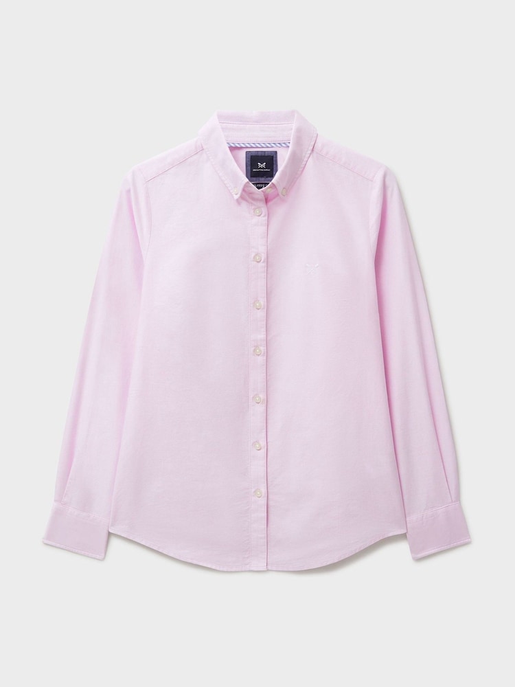 Crew Clothing Pink Bracken Oxford Shirt - Image 5 of 5 Crew Clothing Pink Bracken Oxford Shirt - Image 5 of 5