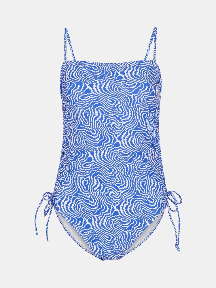 Whistles Blue Ripple Wave Swimsuit - Image 5 of 5