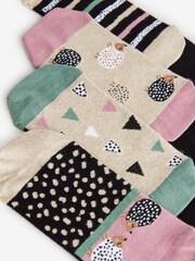 Igelkott - Svart Fotbädd Ankel Strumpor 4 Paket - Bild 7 av 7