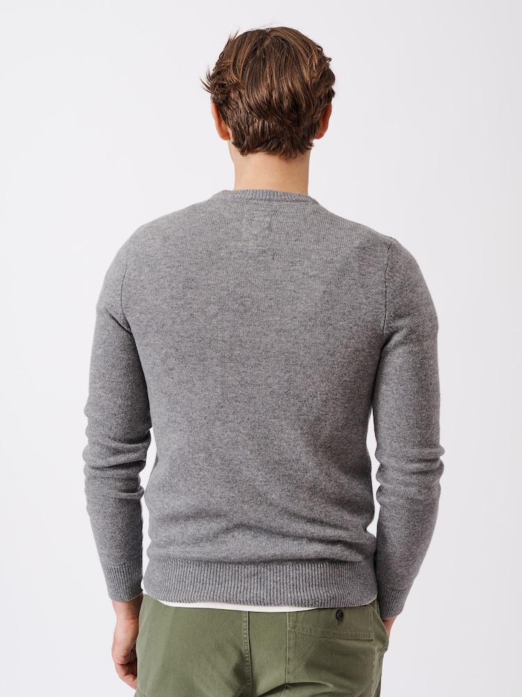 Aubin Westbourne Wool Crew Neck Jumper - Image 2 of 8
