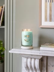 Yankee Candle Blue Large Signature Aloe & Agave Jar Candle - Image 1 of 4