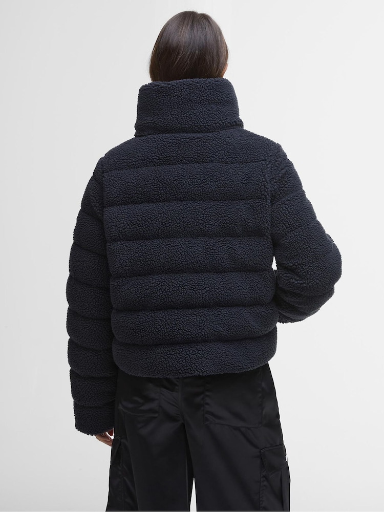 Barbour® International Franchesca Boxy Fleece Quilt Jacket - Image 2 of 7
