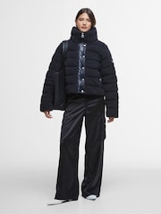Barbour® International Franchesca Boxy Fleece Quilt Jacket - Image 3 of 7