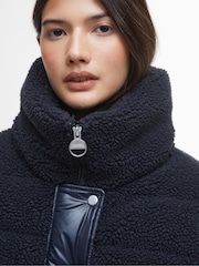 Barbour® International Franchesca Boxy Fleece Quilt Jacket - Image 4 of 7