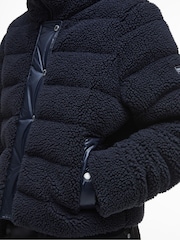 Barbour® International Franchesca Boxy Fleece Quilt Jacket - Image 5 of 7
