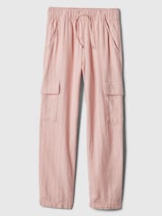 Rosa - Gap Cargohose aus Leinen und Baumwolle (4-13Jahre) - Bild 1 von 2