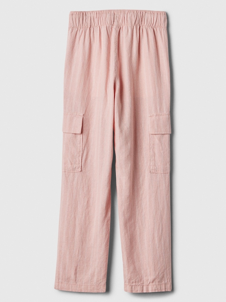 Rosa - Gap Cargohose aus Leinen und Baumwolle (4-13Jahre) - Bild 2 von 2