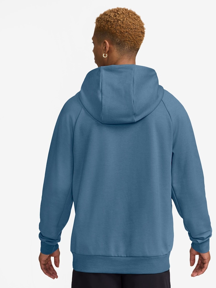 Nike Blue Primary Dri-FIT UV Pullover Versatile Hoodie - Image 2 of 3
