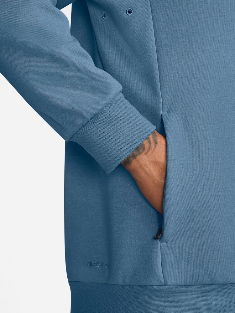 Nike Blue Primary Dri-FIT UV Pullover Versatile Hoodie - Image 3 of 3