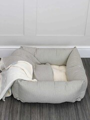 Lords and Labradors Regency Stripe Striped Dog Box Bed - Image 6 of 6