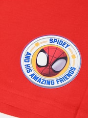 Brand Threads Red Boys 100% Cotton Spiderman Pyjama Set - Image 5 of 5