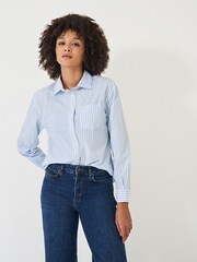 Crew Clothing Relaxed Fit Stripe Shirt - Image 3 of 4