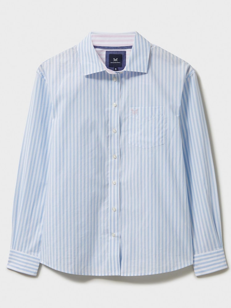 Crew Clothing Relaxed Fit Stripe Shirt - Image 4 of 4